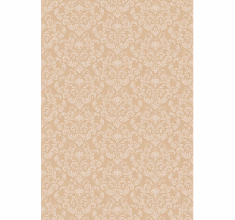 Tapety do spálne damaskový béžový vzor - Tenstickers