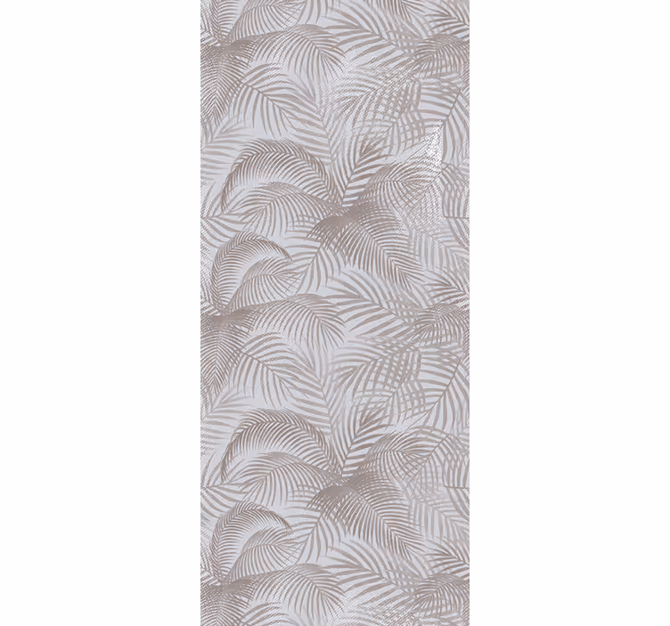 Tapeta do izby elegantná botanika v šedej 80. rokov - Tenstickers