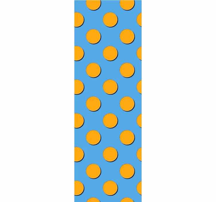 Tapeta do izby s retro bodkovaným geometrickým vzorom - Tenstickers