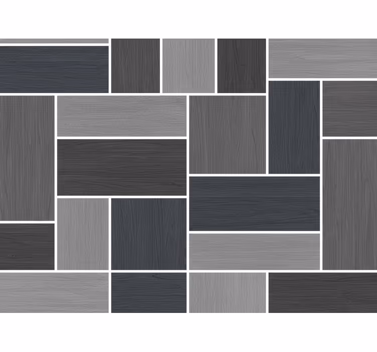 Tapety drevo šedé drevené panely - Tenstickers