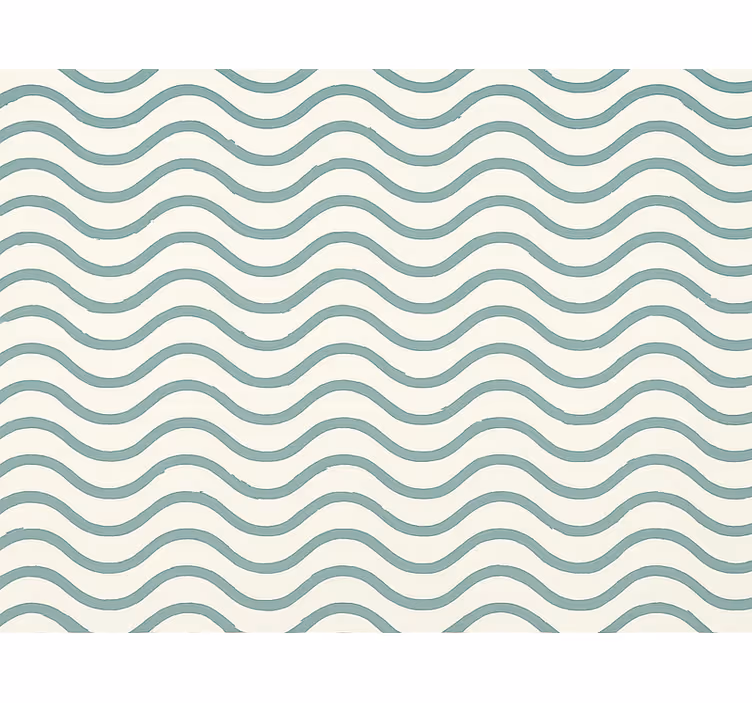 Geometrické tapety v tlmených teal pixelových vlnách - Tenstickers