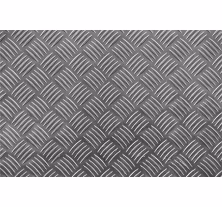 Kovové tapety s dekoratívnou textúrou z kovového panelu - Tenstickers