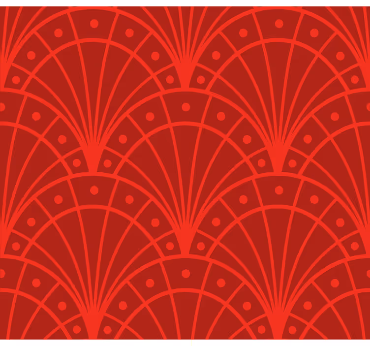 červené tapety elegantný červený art deco - Tenstickers