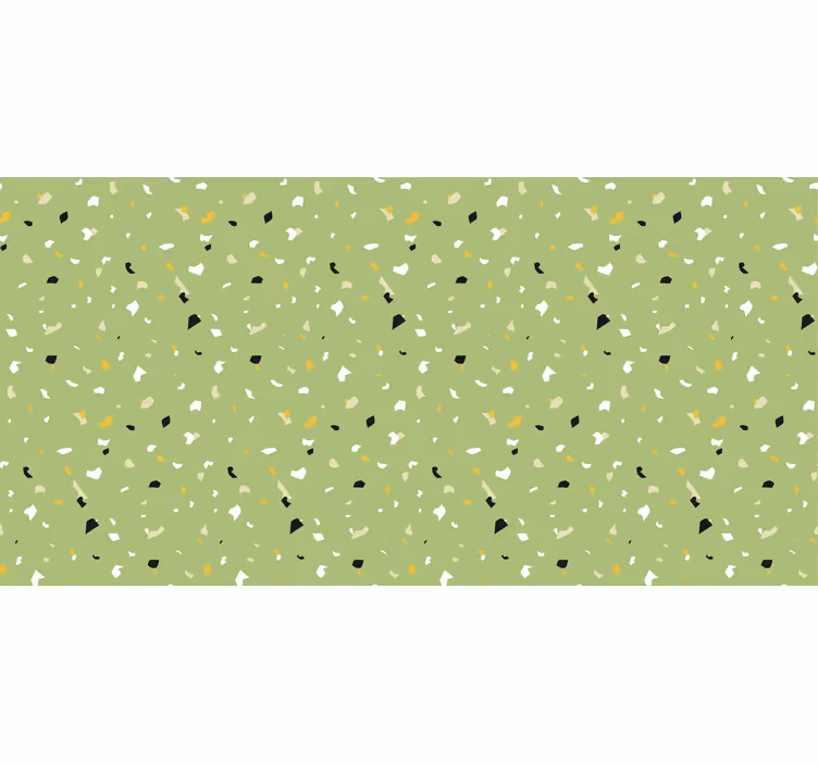 Zelena tapeta na stenu terrazzo zelená - Tenstickers