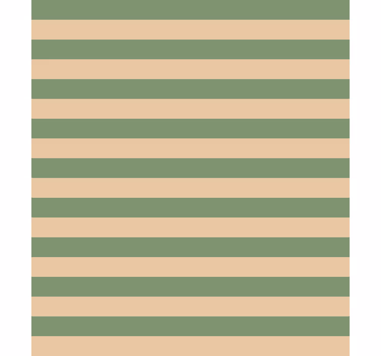 Zelena tapeta na stenu s horizontálnymi pruhmi - Tenstickers