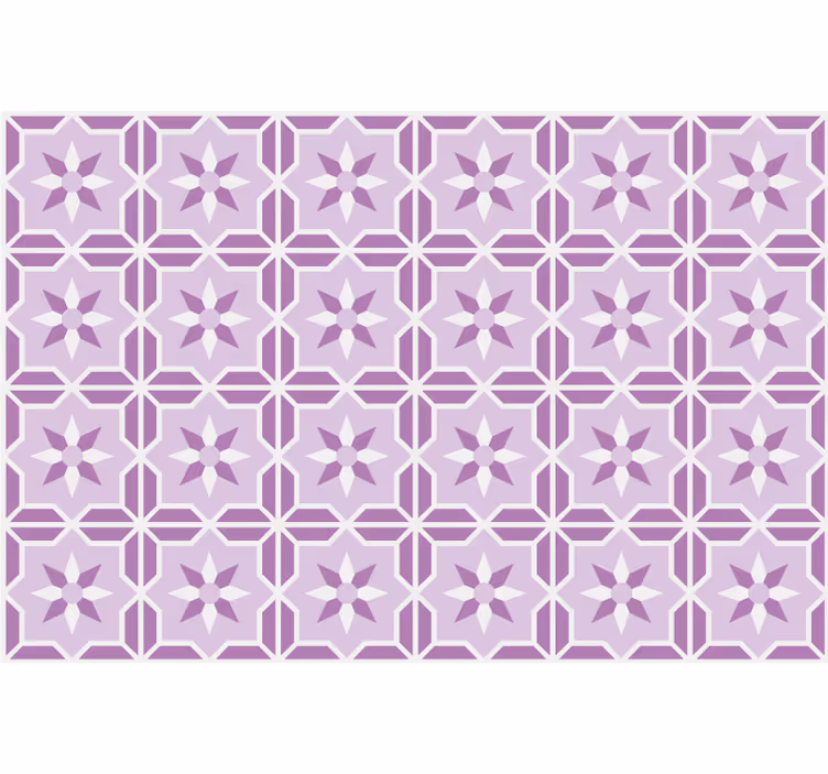 Ružová tapeta geometrický odtieň malvy - Tenstickers