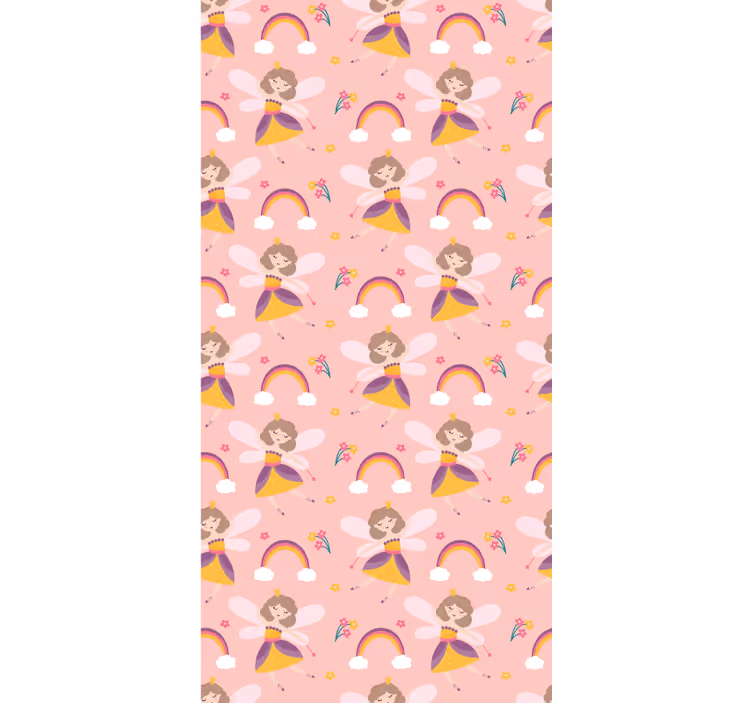 Ružová tapeta pre princeznú hadu - Tenstickers