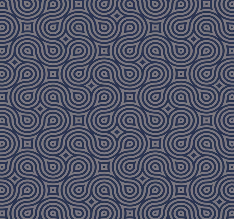 Moderné tapety modré geometrické - Tenstickers