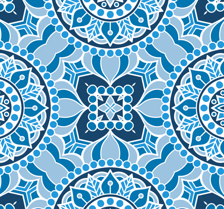 Ozdobné tapety mandala štýl - Tenstickers