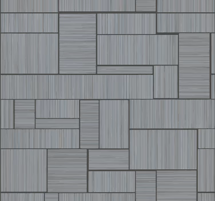 Geometrické stavebné kamenné tapety - Tenstickers