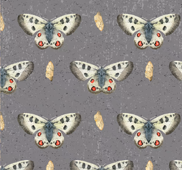 Motýle a betónové tapety s textúrami - Tenstickers