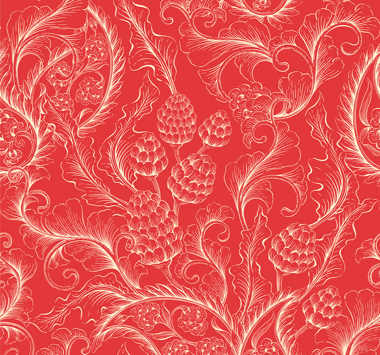 Paisley ilustrácie okrasné tapety - Tenstickers