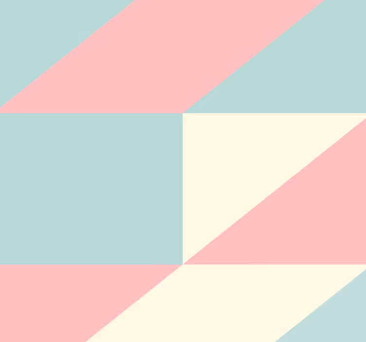 Tapety geometrické vzory pastelové trojuholníky - Tenstickers