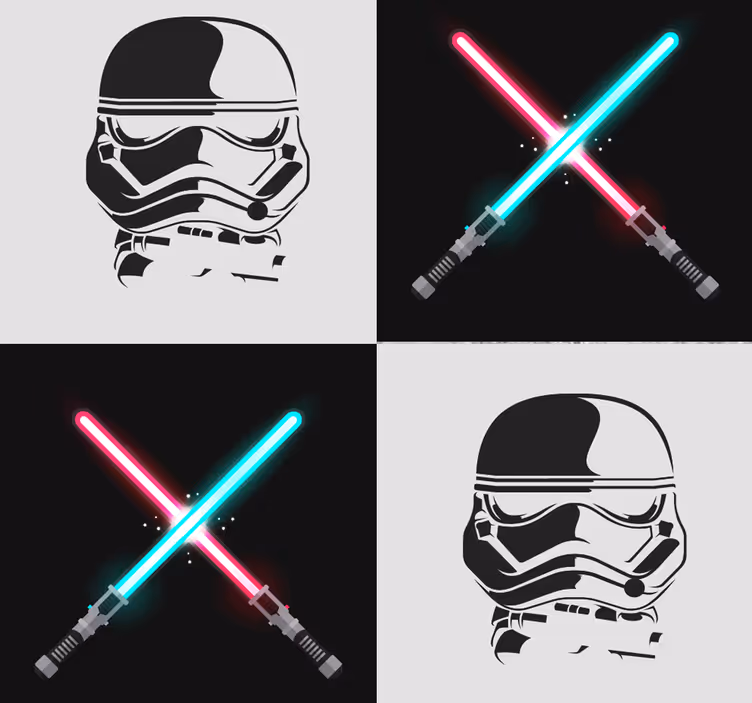 Detská tapeta hviezdnych hraníc vzor - Tenstickers