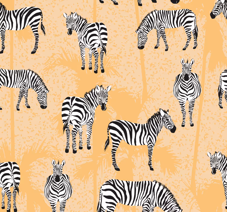 Zebry a dlane zvieracie tapety - Tenstickers