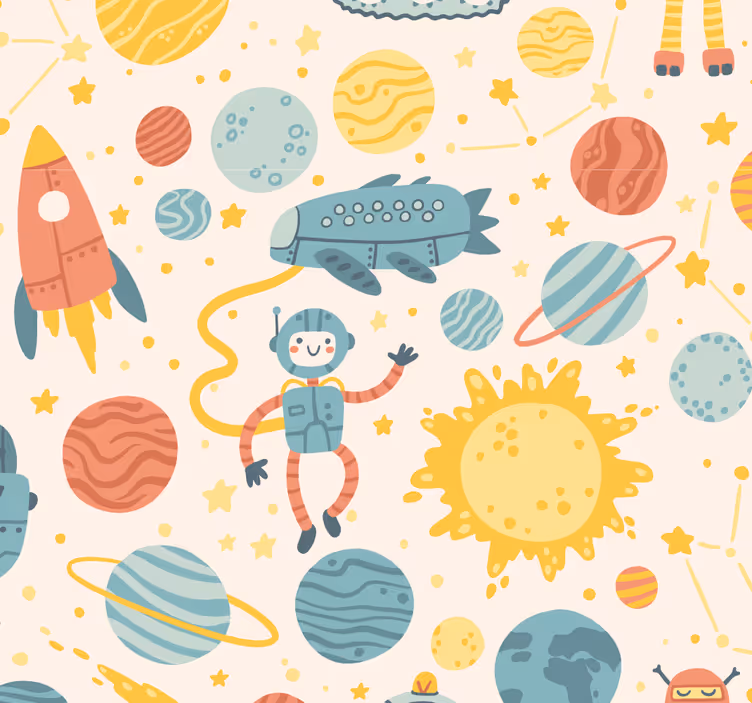 Rôzne kresby tapiet robotov - Tenstickers