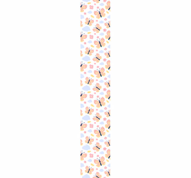 Motýle na bielom pozadí tapety - Tenstickers