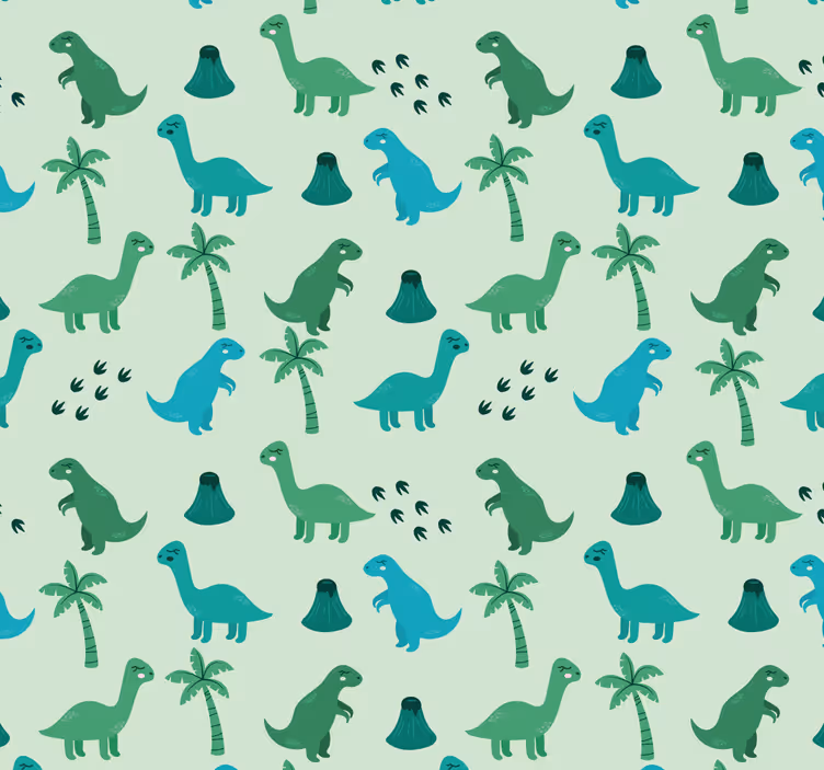 tapeta dinosaury motívy dinosaurov - Tenstickers