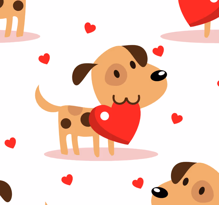 psie tapety šteniatka láska - Tenstickers