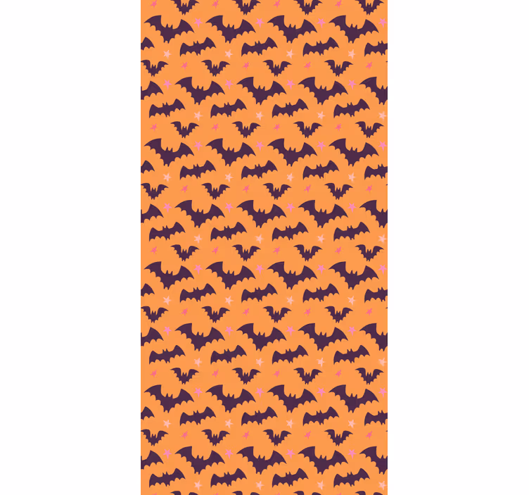 halloweenske tapety vzor netopierov - Tenstickers