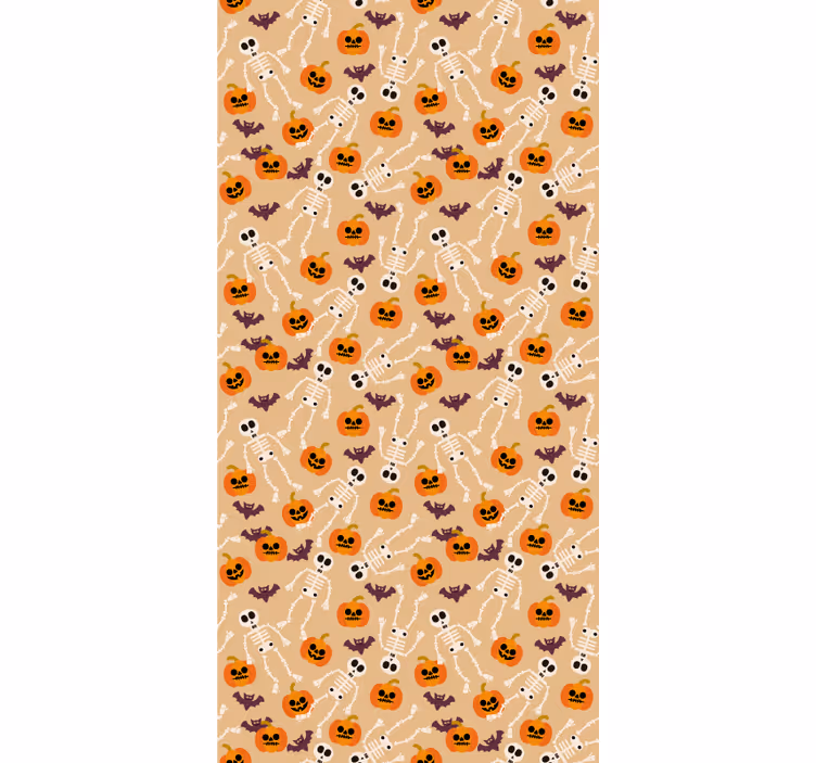 halloweenske tapety strašidelný halloweenský vzor - Tenstickers