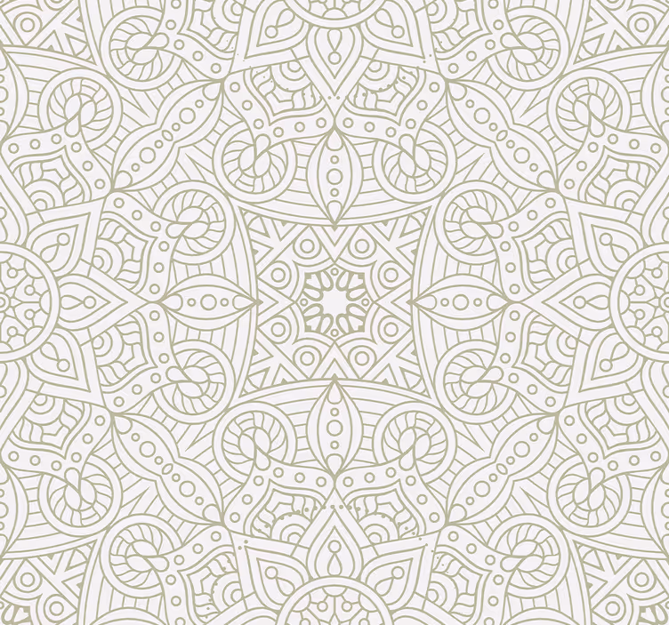 Tapety s ornamentami geometrické mandaly - Tenstickers
