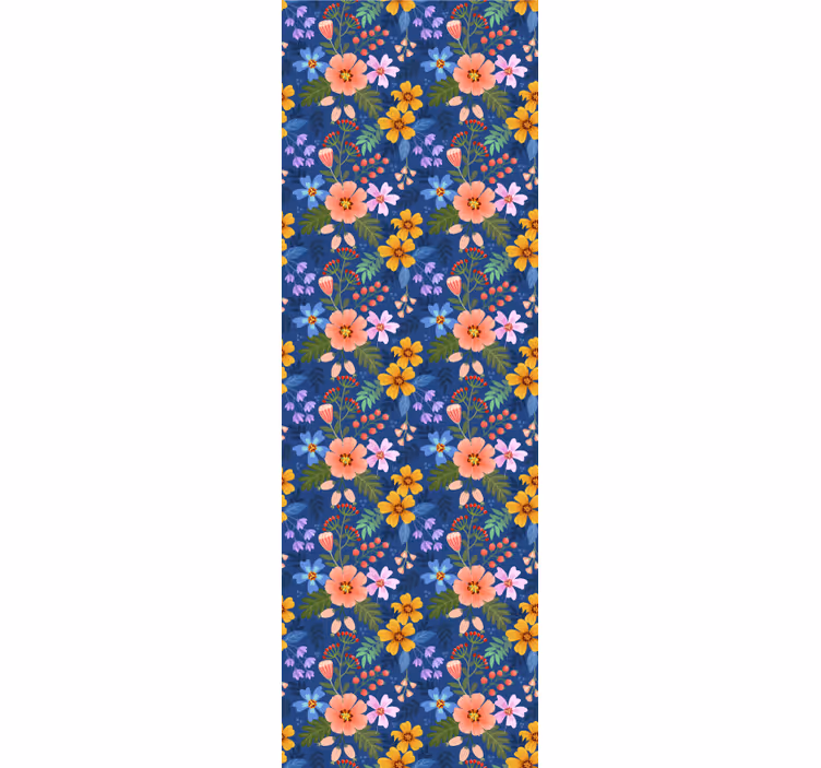 tapety na stenu kvety kvetinový vzor kytice - Tenstickers