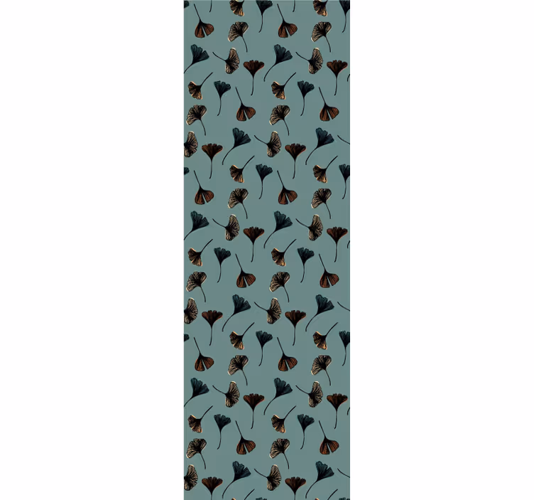 Zelené ginko listy kvetinové tapety - Tenstickers