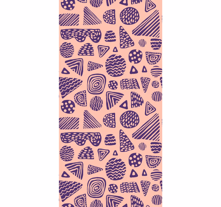 Abstraktné škvrnité trojuholníky tapety - Tenstickers