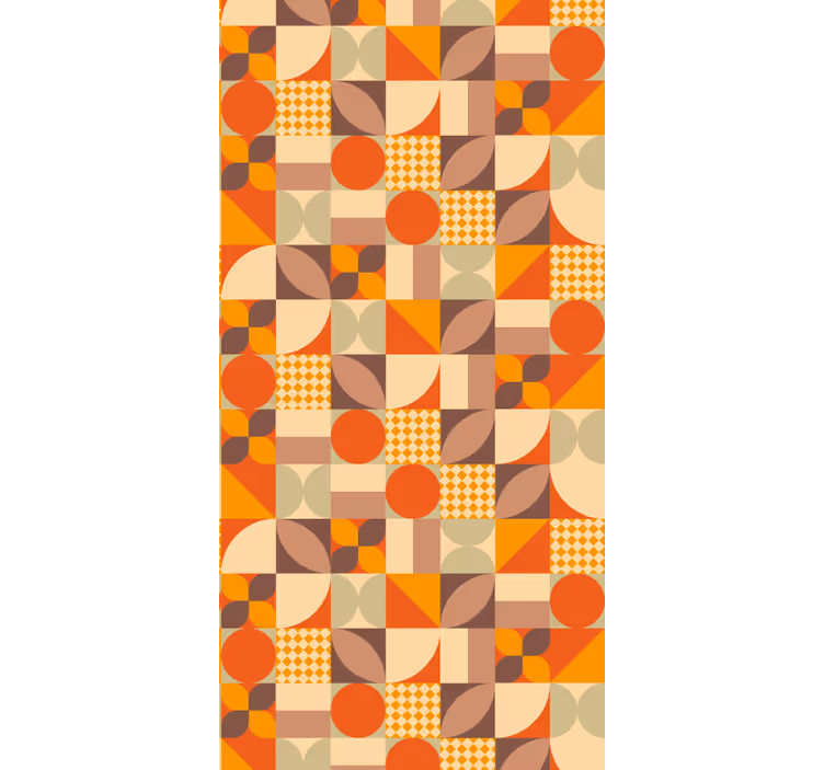 Geometrický tvar mosiac abstraktné tapety - Tenstickers