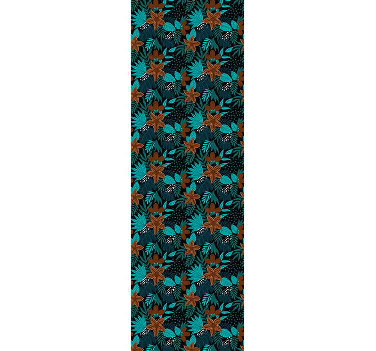 tapety na stenu príroda motív tropických listov - Tenstickers