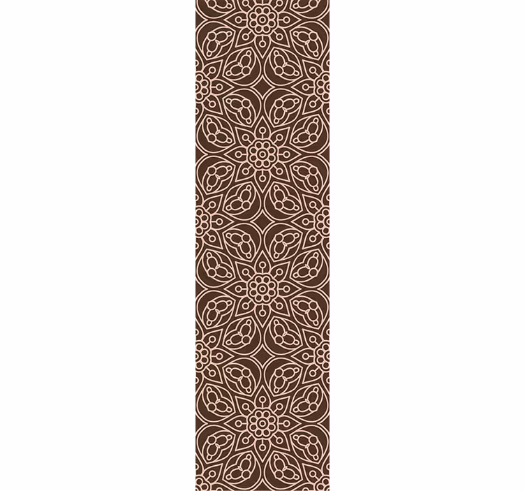 Mandala ornament kvetinová tapeta - Tenstickers