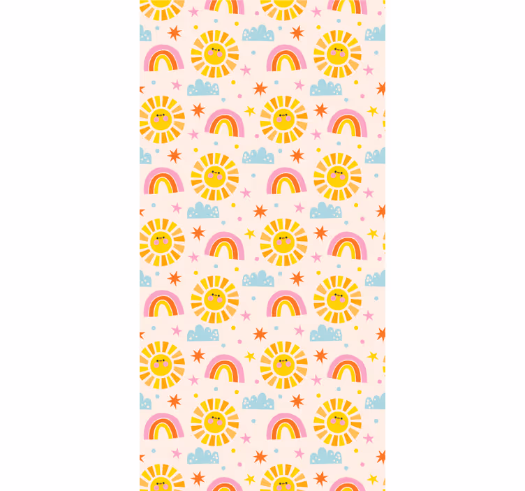 tapety do škôlky slnečné dúhy - Tenstickers