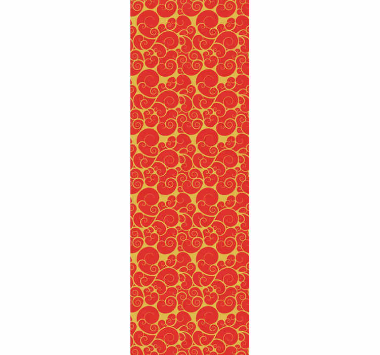 Tapety do obývačky s ornamentálnym vzorom víriviek - Tenstickers