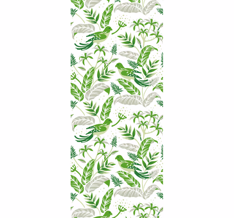 tapeta listy botanický motív - Tenstickers