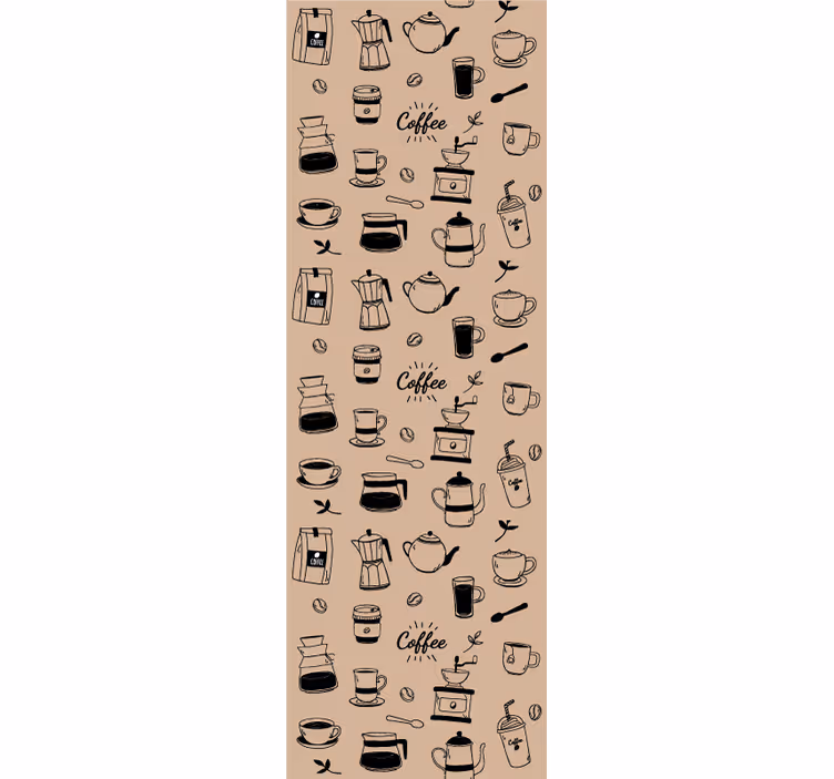 tapety do kuchyne motív kávy - Tenstickers