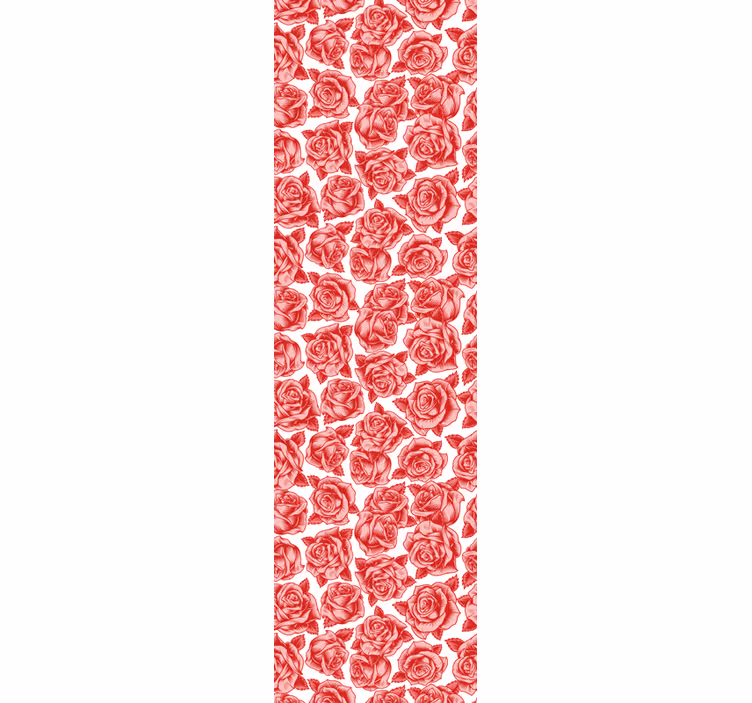 tapety na stenu kvety elegancia so vzorom ruží - Tenstickers
