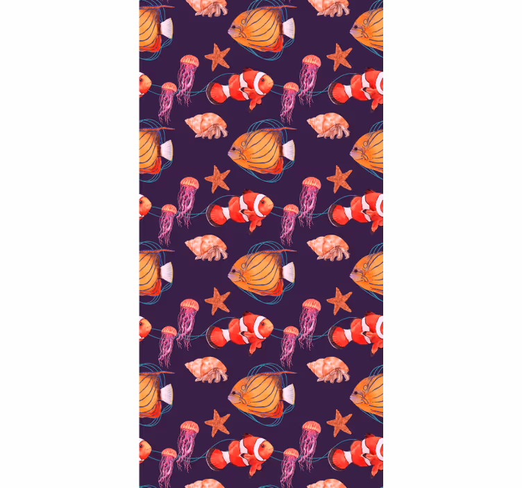 tapety s rybami súbor vodného života - Tenstickers