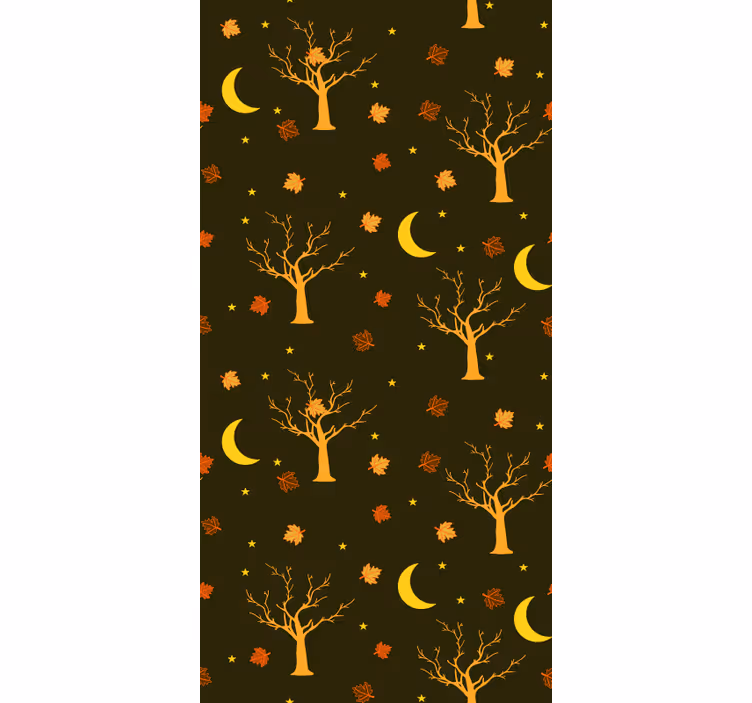 tapety na stenu príroda motív jesennej noci - Tenstickers