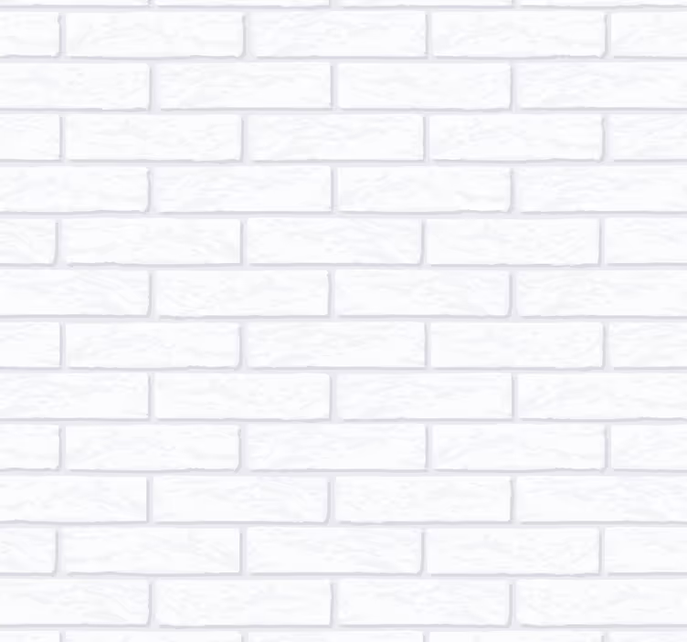 Biela tehla vzor tehlová tapeta - Tenstickers