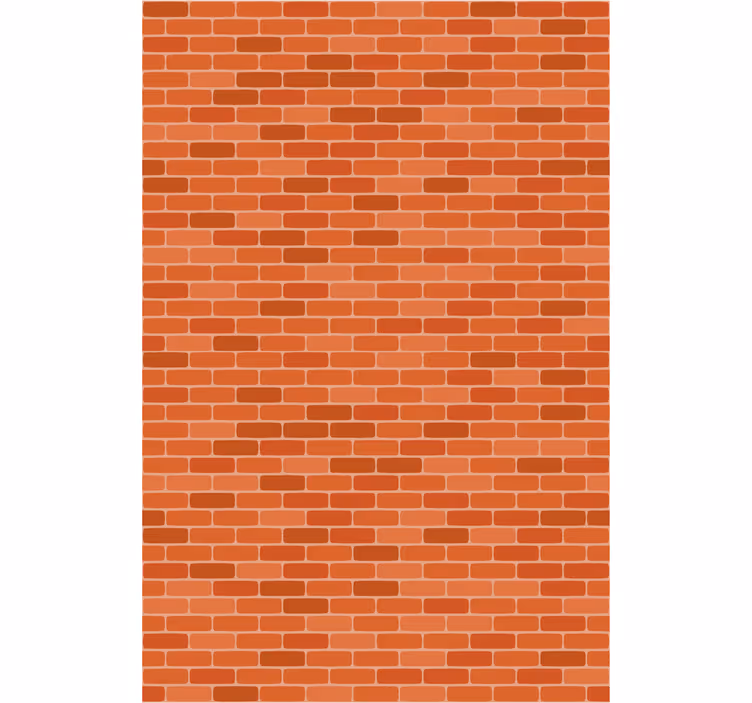Tehlový vzor štruktúrovaný povrch tapety - Tenstickers