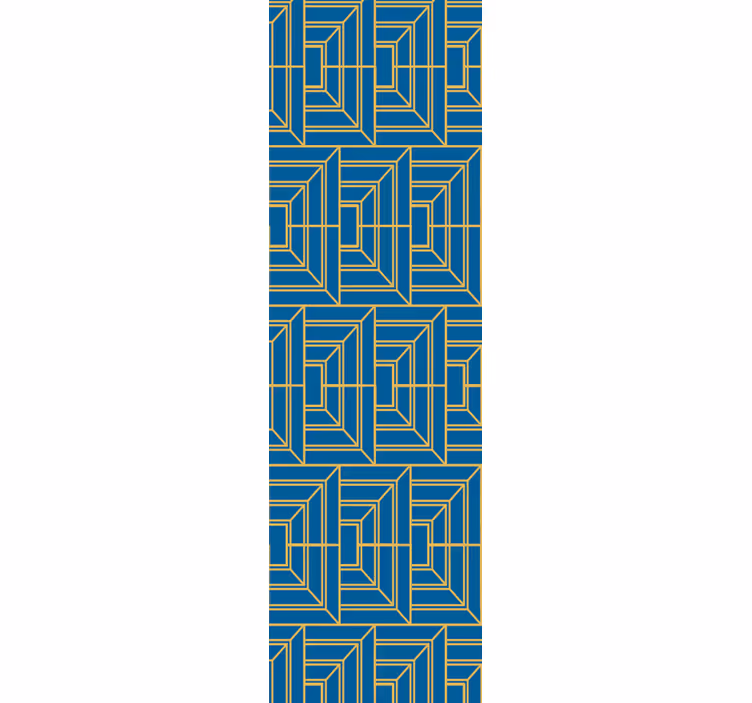 tapety geometrické vzory hranaté bludisko - Tenstickers