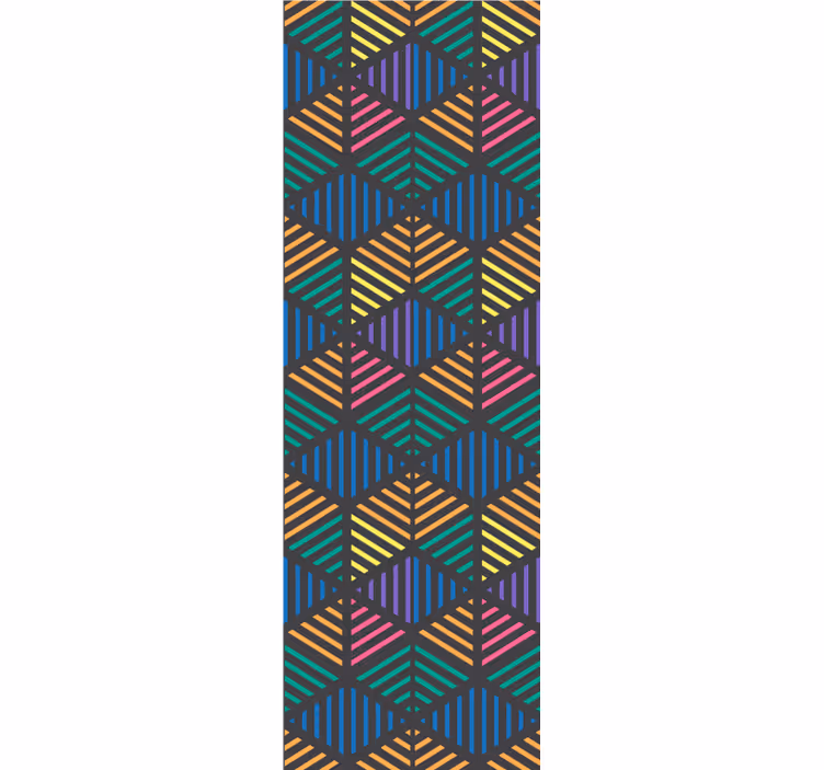 tapety geometrické vzory geometrický pruhovaný vzor - Tenstickers