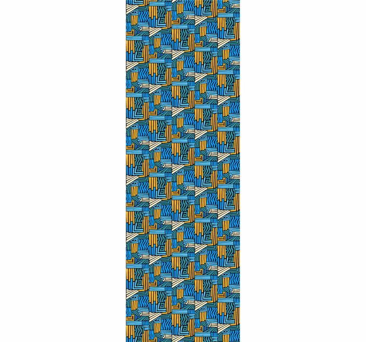 tapety geometrické vzory geometrické prepletanie - Tenstickers