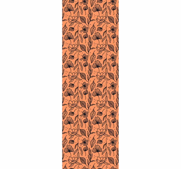 tapety na stenu kvety interiér s kvetinovým vzorom - Tenstickers