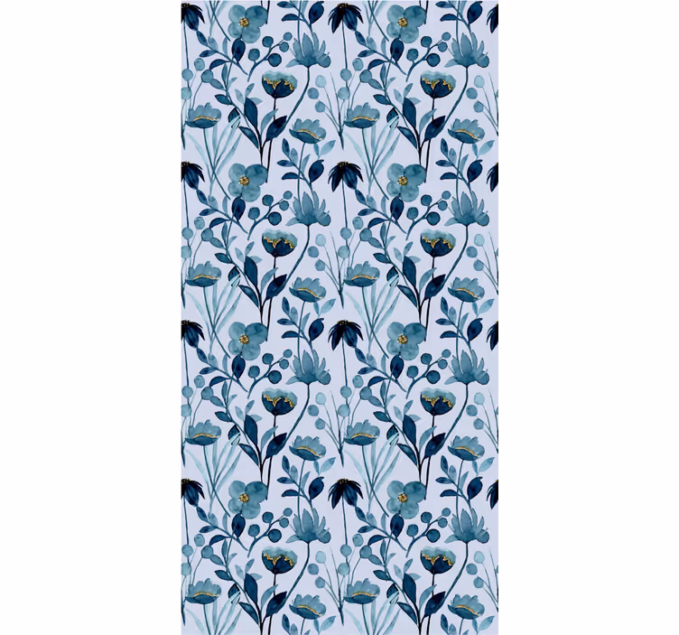 tapety na stenu kvety kvetinová botanická elegancia - Tenstickers