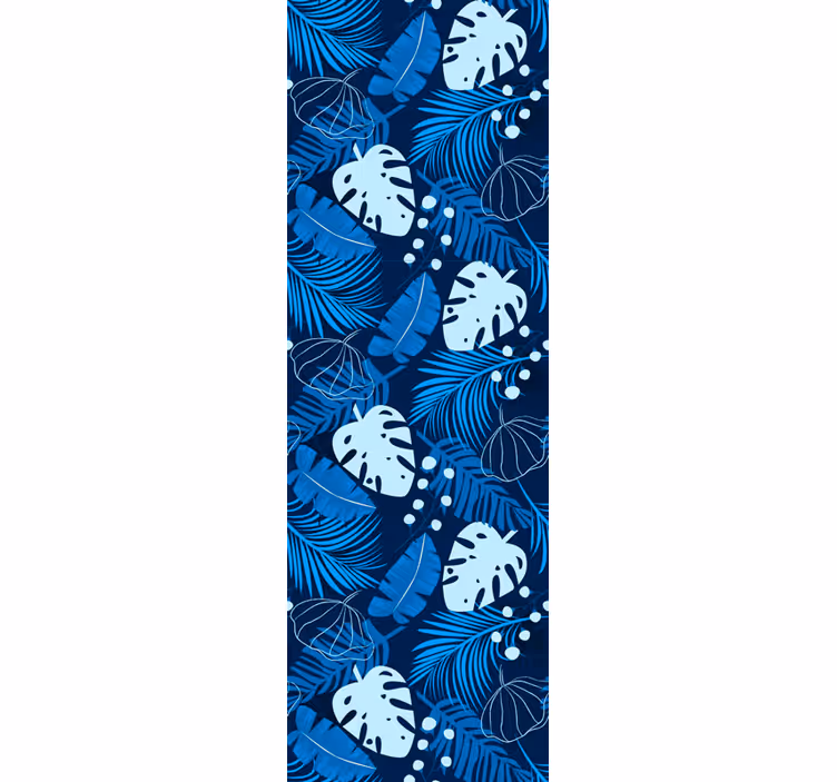 tapeta listy dizajn tropického monstera - Tenstickers
