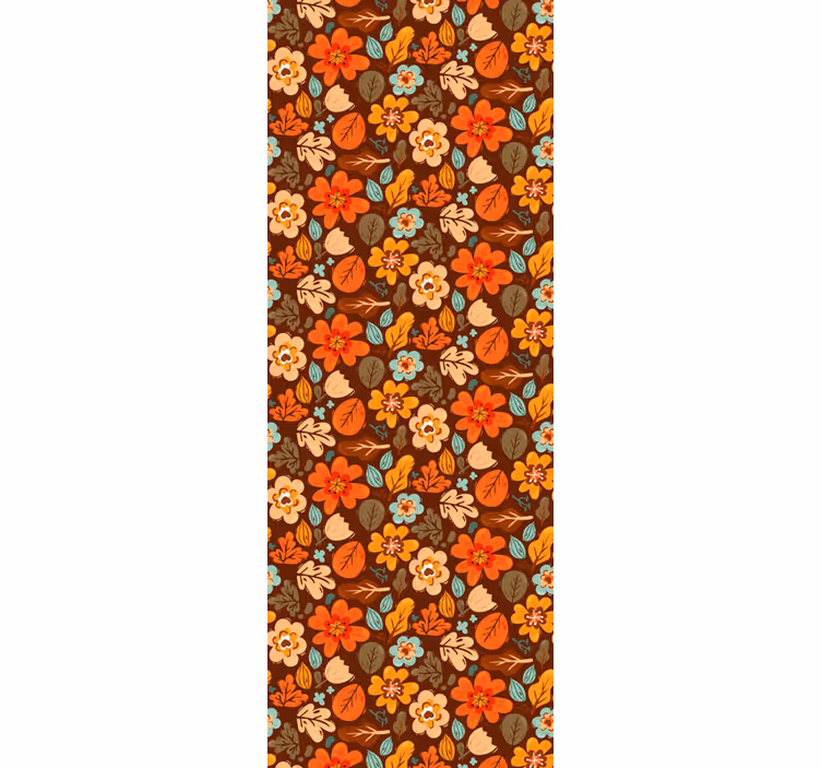 tapety na stenu kvety jesenné kvetinové motívy - Tenstickers