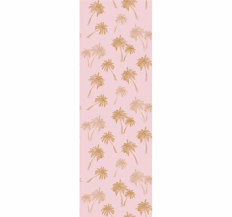 tapeta stromy palmová silueta - Tenstickers