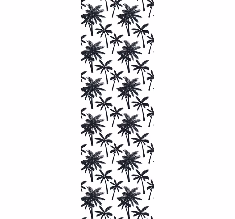 Palma čierne uhlie tapety - Tenstickers